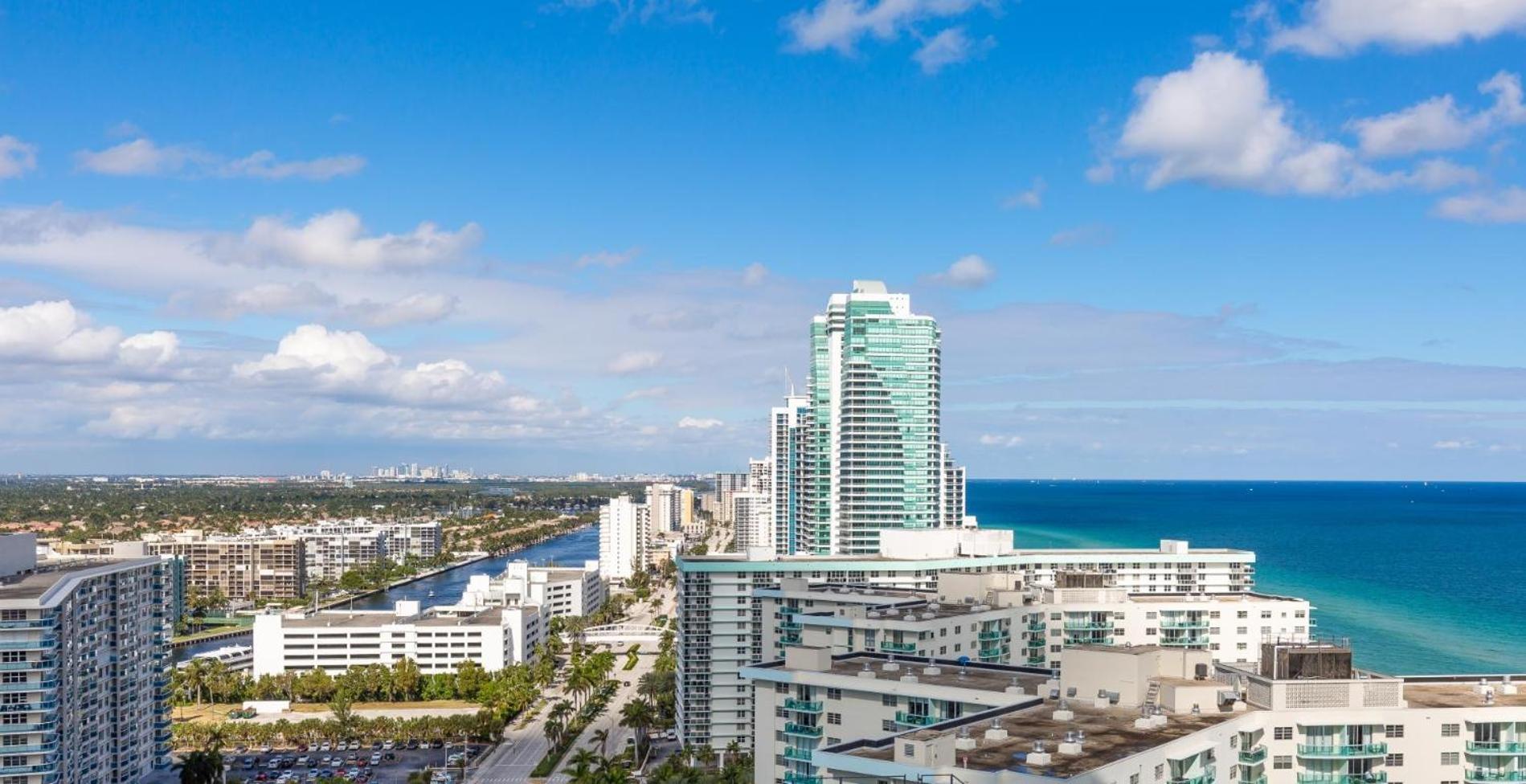 Ocean View 1 Bed On The Beach 19Th Floor Hollywood ฮาลลันเดลบีช ภายนอก รูปภาพ